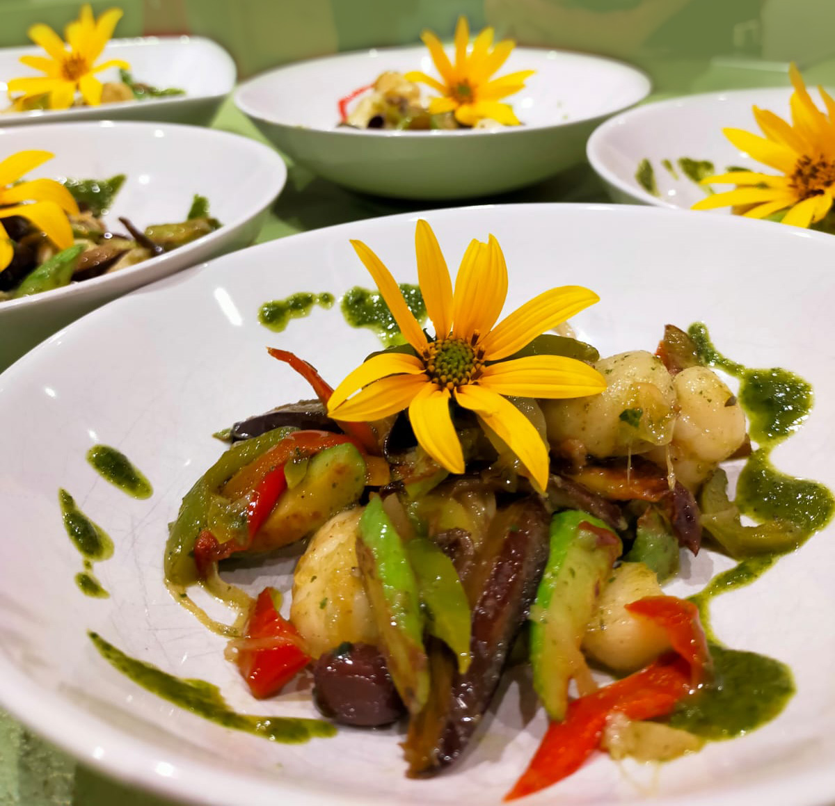 gnocchi legume fleur